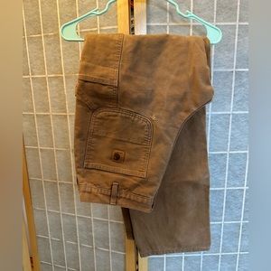 Flannel lined Carhartt Jeans